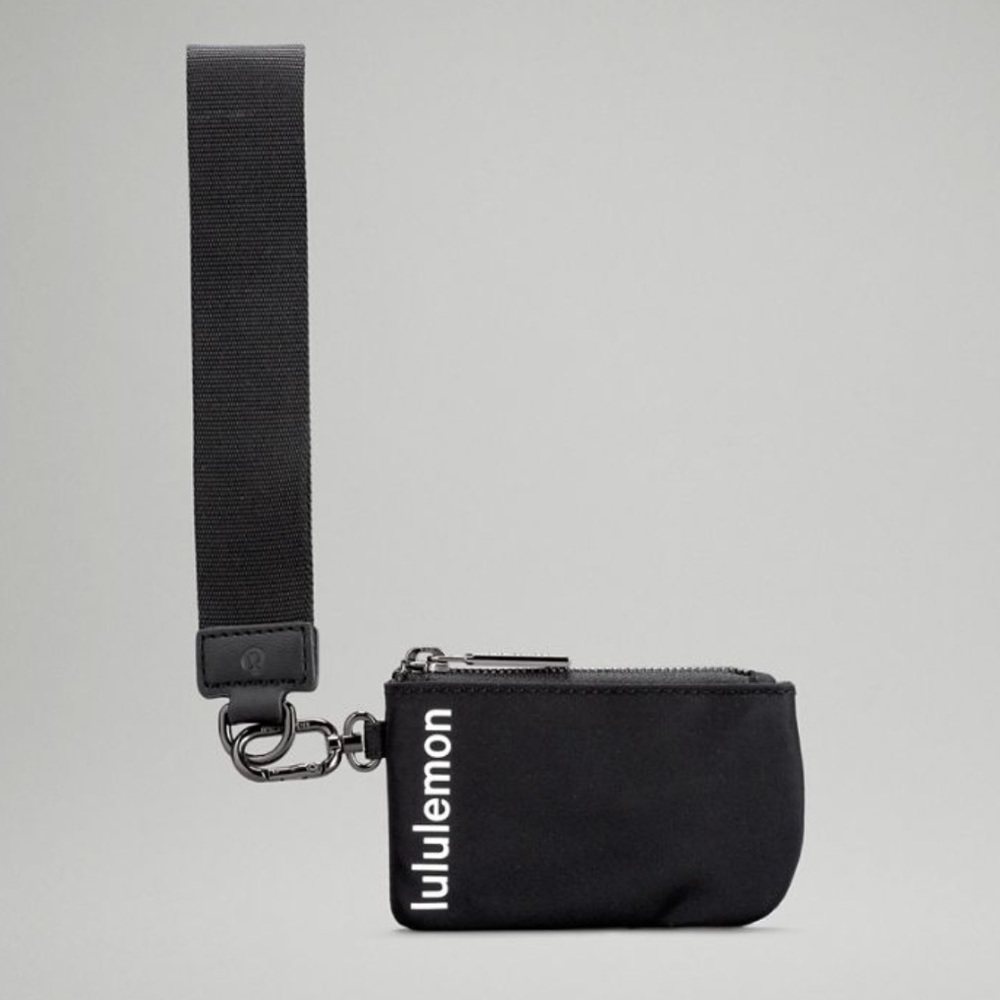 NWT Lululemon Dual Pouch Wristlet! Black Hardware! Comes with proof of purchase! - Picture 10 of 14